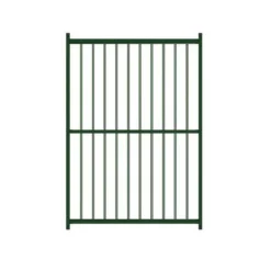 Panel Lacado Barras Para Perrera Color Verde 135 Cm X 3 Cm X 195 Cm