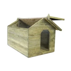 Vidaxl Caseta De Madera Para Perros 85 Cm X 103,5 Cm X 72 Cm -Pet Tienda 28365 22080809202297 7 vidaxl caseta madera para perros