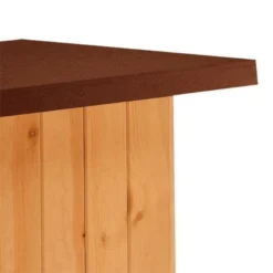 Caseta De Madera Baita 80 Ferplast Para Perros Color Marrón 71,5 Cm X 57 X Cm X 52,5 Cm -Pet Tienda 28371 4 IMG00041975