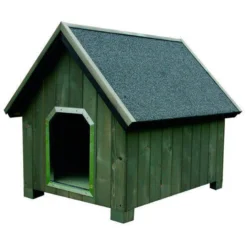 TK-Pet Alpine Caseta De Madera Gris Para Perros L