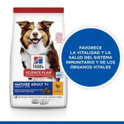 Hill's Science Plan Mature Adult Medium Pollo Pienso Para Perros -Pet Tienda comida perros hills adult mature pollo newpack HIL7653DA M JN23202
