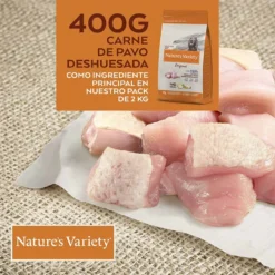 Nature's Variety Adult Medium Original Pavo Pienso Para Perros -Pet Tienda pienso perro natures variety original sin cereales medium adult pavo NTV927149 M204