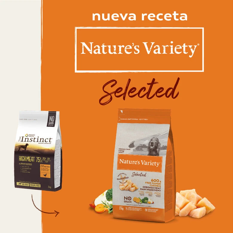 Nature's Variety Adult Medium Selected Pollo Pienso Para Perros 4 Nature's Variety Adult Medium Selected Pollo Pienso Para Perros - Imagen 4