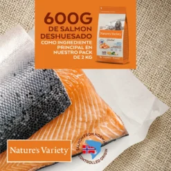 Nature's Variety Adult Medium Selected Salmón Pienso Para Perros -Pet Tienda pienso perro natures variety selected adult salmon NTV927128 M204