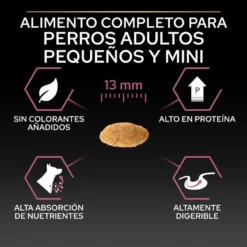 Purina Pro Plan Adult Small Y Mini Salmón Sesitive Skin Pienso Para Perros -Pet Tienda pienso perro purina pro plan mini derma PRO12272215 1205