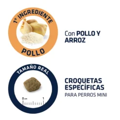 Affinity Advance Mini Light Pollo Y Arroz Pienso Para Perros -Pet Tienda pienso perros affinity advance adult mini light tamano croqueta ADV503319