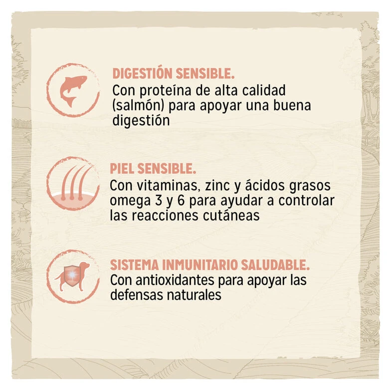 Purina Dog Chow Sensitive Salmón Pienso Para Perros 2 Purina Dog Chow Sensitive Salmón Pienso Para Perros - Imagen 2