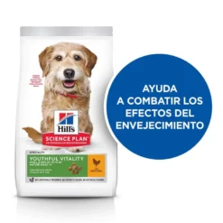 Hill's Science Plan Youthful Vitality Adult Small & Mini Pollo Pienso Para Perros -Pet Tienda pienso perros hills adult sc adult 7 vitality mini newpack HIL10985U M JN23203