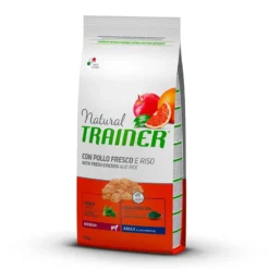 Natural Trainer Adult Medium Pollo Pienso Para Perros -Pet Tienda pienso perros natural trainer adult medium pollo arroz TRA5312112 M
