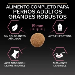Purina Pro Plan Adult Large Robust Salmón Pienso Para Perros Piel Sensible -Pet Tienda pienso perros purina proplan optiderma adult large robust PRO12294793 M 1205
