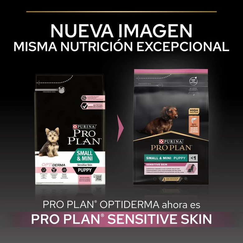 Purina Pro Plan Puppy Small Y Mini Salmón Pienso Para Perros Piel - Imagen 2