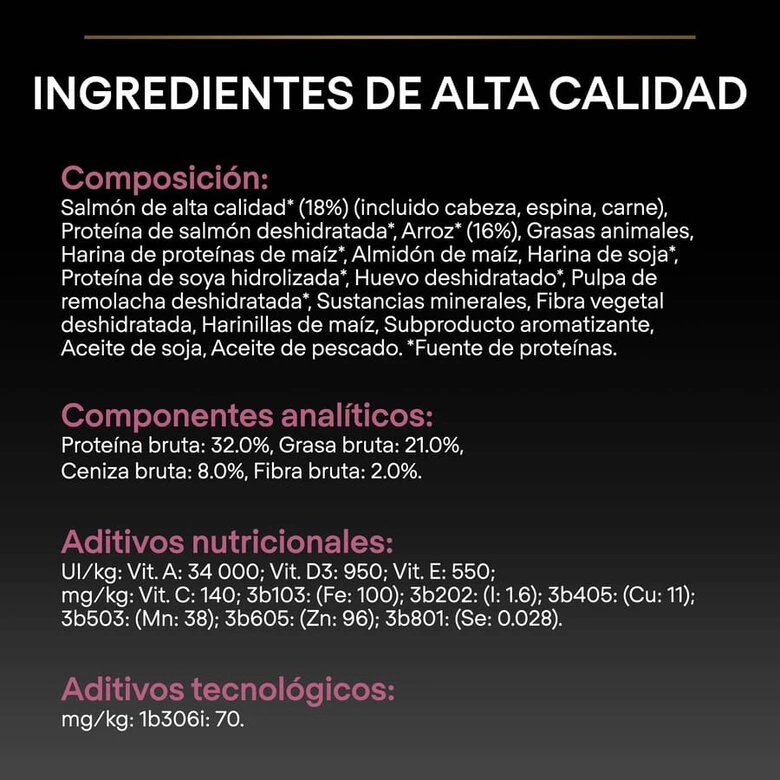 Purina Pro Plan Puppy Small Y Mini Salmón Pienso Para Perros Piel - Imagen 4