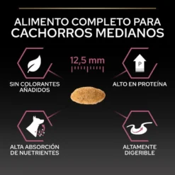 Purina Pro Plan Puppy Medium Salmón Piel Sensible Pienso Para Cachorros -Pet Tienda pro plan puppy sensitive optiderma PRO12272433 1205
